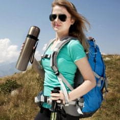 Nikcorp Termos boca za piće, nepropusna, od nehrđajućeg čelika, s dvostrukom stijenkom za tople i hladne napitke, zlatna, 500 ml