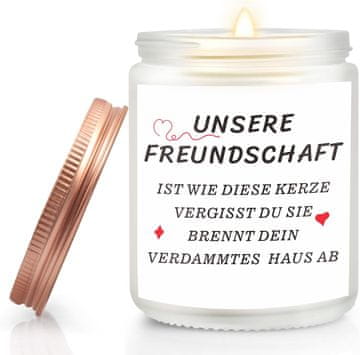 Nikcorp Mirisna svijeća od lavande za opuštanje i miran san, prirodni sojin vosak, dugotrajno gorenje do 50h, 200g