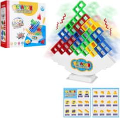 Nikcorp 3D Tetris kocke za slaganje, edukativna igračka za djecu, razvoj kreativnosti i motorike, 48 komada, višebojne