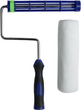 Nikcorp Valjak za bojanje s mekom ručkom za glatko ličenje bez tragova, s bravicom za valjak, za unutarnje i vanjske zidove, 23 cm