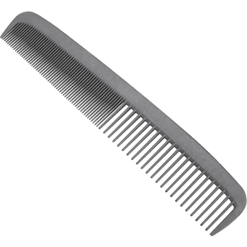 Nikcorp Profesionalni frizerski češalj za precizno šišanje kose, za mokru i suhu kosu, lagani ergonomski dizajn, crni, 17,5 x 2,5 cm