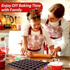 Nikcorp Božićni silikonski kalup Djed Mraz, za čokoladu i kolače, neprianjajući, za pećnicu i zamrzivač, smeđi, 20x15 cm