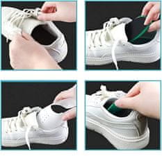 Nikcorp Ulošci za cipele protiv gužvanja, štitnici za tenisice i obuću, podesiva veličina 34 EU-48 EU, 2 kom, crni/bijeli