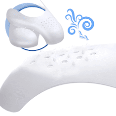 Nikcorp Ulošci za cipele protiv gužvanja, štitnici za tenisice i obuću, podesiva veličina 34 EU-48 EU, 2 kom, crni/bijeli