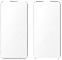 Nikcorp Kaljeno staklo za iPhone 14 Pro, 2 komada, 9H tvrdoća, 3D zakrivljeno, otporno na ogrebotine i otiske prstiju
