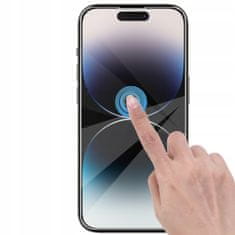 Nikcorp Kaljeno staklo za iPhone 14 Pro, 2 komada, 9H tvrdoća, 3D zakrivljeno, otporno na ogrebotine i otiske prstiju