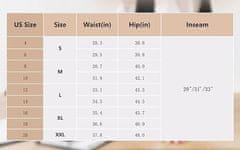 Nikcorp Ženske hlače trapez kroja, rastezljive poslovne hlače za ured, 5 džepova, udobne i elegantne, antracit sive, M, 84 cm