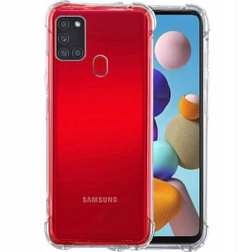 Nikcorp Zaštitna maskica za Samsung Galaxy A21S, prozirna TPU futrola, pojačani rubovi, ultra tanka, precizni izrezi, transparentna