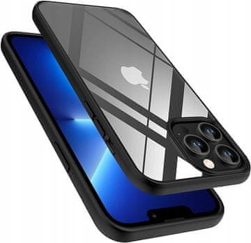 Nikcorp Prozirna maskica za iPhone 13 Pro Max, vojna zaštita od pada, ultra tanka, otporna na žutilo, prozirna 6.7"