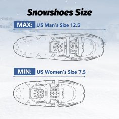 Nikcorp Dereze za cipele, protuklizne planinarske dereze s 10 čeličnih zuba za snijeg i led, podesive za trekking, univerzalne