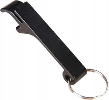Nikcorp Otvarač za boce univerzalni privjesak za ključeve, lagan i praktičan, izrađen od izdržljivog aluminija, crni