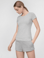 Nikcorp Ženska majica kratkih rukava za udobnost i stil, pamučna, regular fit kroj, okrugli izrez, siva, veličina XS