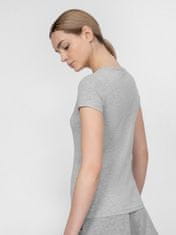 Nikcorp Ženska majica kratkih rukava za udobnost i stil, pamučna, regular fit kroj, okrugli izrez, siva, veličina XS