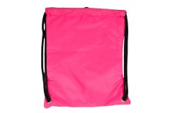 Nikcorp Sportska torba ruksak za obuću i opremu s unutarnjim džepom na patent, podesive naramenice, poliester, svijetlo roza