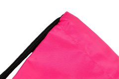 Nikcorp Sportska torba ruksak za obuću i opremu s unutarnjim džepom na patent, podesive naramenice, poliester, svijetlo roza