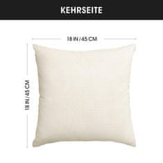 Nikcorp Set ukrasnih jastučnica 4 kom, Uskrsni motivi, za proljetno uređenje doma, zečići i leptiri, poliester, 45x45 cm