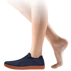 Nikcorp Sportske tenisice za trčanje slip-on prozračne unisex, lagane mrežaste cipele za trening i hodanje, tamnoplave 38 EU