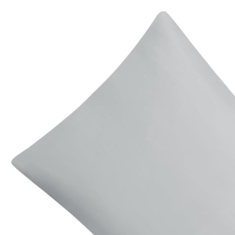 Nikcorp Jastučnica od mikrofibre 2 kom, mekana i prozračna navlaka za jastuk, periva u perilici, svijetlo siva 80x40 cm