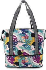 Nikcorp Torba za plažu vodootporna i proširiva 30L/40L, s džepom za mokre stvari, idealna za putovanja, teretanu i bazen, višebojna