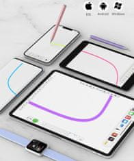 Nikcorp Stylus olovka za tablet i mobitel, set 5 komada, precizni disk vrh za pisanje i crtanje, univerzalna, razne boje