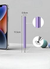 Nikcorp Stylus olovka za tablet i mobitel, set 5 komada, precizni disk vrh za pisanje i crtanje, univerzalna, razne boje