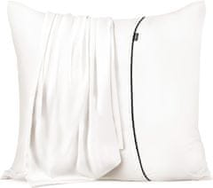 Nikcorp Satenske jastučnice za kosu i kožu, set 2 kom, svilenkasto mekane, protiv bora i lomljenja kose, bijele, 80x80 cm