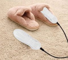 Nikcorp Električni sušač za cipele, grijanje 360°, tiho sušenje obuće, rukavica i čarapa, 10W, prijenosni, crni