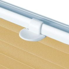 Nikcorp Plisirana roleta za prozore, montaža bez bušenja Easyfix, podesiva, zaštita od sunca i pogleda, bež, 105 x 130 cm