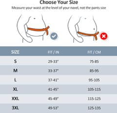 Nikcorp Ortopedski pojas za leđa i kralježnicu, lumbalno-križni steznik za potporu kod išijasa i hernije diska, prozračni, Veličina L