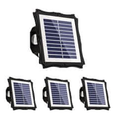Nikcorp Solpex solarne zidne svjetiljke LED, 4 komada, 3 načina rada, vanjske za vrt, ogradu i terasu, automatsko paljenje