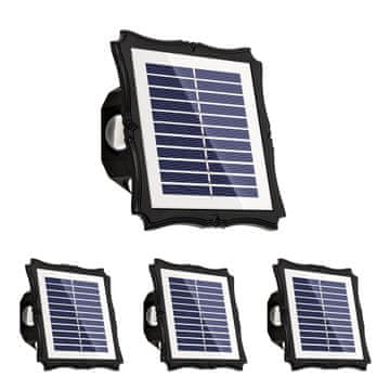 Nikcorp Solpex solarne zidne svjetiljke LED, 4 komada, 3 načina rada, vanjske za vrt, ogradu i terasu, automatsko paljenje
