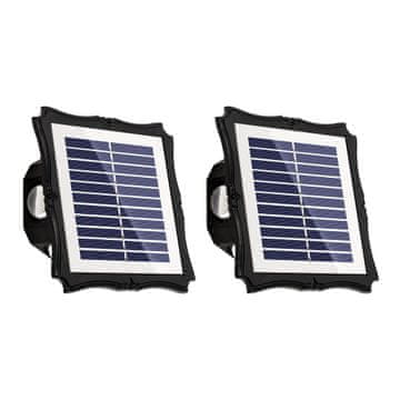 Nikcorp Solpex solarne zidne LED lampe 4 komada, 3 načina rada, automatsko paljenje, za vrt, ogradu, terasu, toplo/hladno bijelo svjetlo