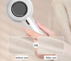 Nikcorp Aparat za uklanjanje mucica, električni šišač za odjeću, brzo obnavljanje tkanina, 6 oštrica, USB-C punjenje, bijeli