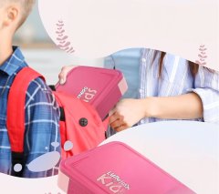 Nikcorp Dječja kutija za ručak s 6 pretinaca i priborom za jelo, sigurna bez BPA, za školu i vrtić, roza