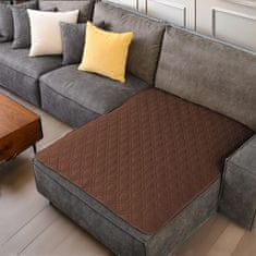 Nikcorp Podloga za pse vodootporna dvostrana 75x175 cm, periva u perilici, zaštitna prostirka za kauč, smeđa/bež