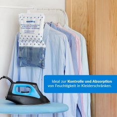 Nikcorp Odvlaživač zraka u vrećici za vješanje, upijač vlage bez mirisa za ormare, kampere i plovila, 450 g