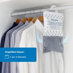 Nikcorp Odvlaživač zraka u vrećici za vješanje, upijač vlage bez mirisa za ormare, kampere i plovila, 450 g