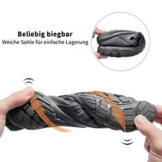 Nikcorp Cipele za vodu barefoot, brzo sušeće za plažu i sport, protuklizni potplat, lagane i fleksibilne, sive, 41