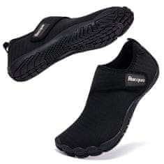 Nikcorp Cipele za vodu barefoot brzo sušeće, za plažu, plivanje i sportove na vodi, protuklizne, s drenažom, crne 36