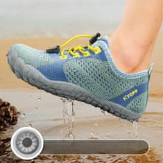 Nikcorp Dječje cipele za vodu i plažu za zaštitu od ježinaca, brzo sušenje, neklizajući potplat, za plivanje, plave, vel. 30