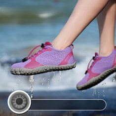 Nikcorp Dječje cipele za vodu i plažu, zaštita od ježinaca i kamenja, brzo sušenje, neklizajući potplat, ljubičaste, 33 EU