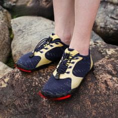 Nikcorp Cipele za vodu dječje za plažu i plivanje, zaštita od ježinaca i kamenja, protuklizni potplat, brzo sušenje, tamnoplave 33 EU