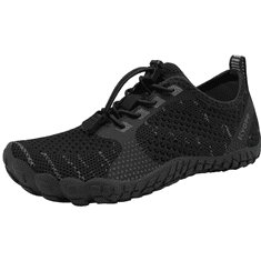 Nikcorp Dječje cipele za vodu za plažu i plivanje, zaštita od ježinaca i kamenja, brzo sušeće, protuklizni potplat, crne, 29 EU