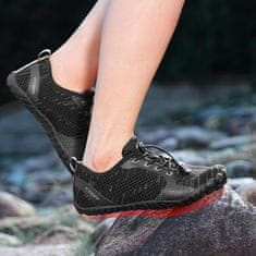 Nikcorp Dječje cipele za vodu za plažu i plivanje, zaštita od ježinaca i kamenja, brzo sušeće, protuklizni potplat, crne, 29 EU