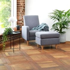 Nikcorp Stolić za kavu okrugli s pladnjem, sklopivi metalni pomoćni stolić za balkon, terasu i dnevni boravak, crni 46x50 cm