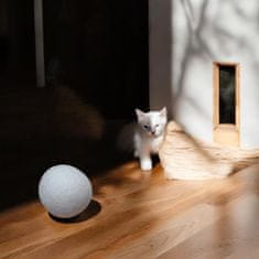 Nikcorp Vunene loptice za mačke 6 kom, tiha igračka za lov i igru, ekološke i sigurne, prirodni filc, bijele, 3,8 cm