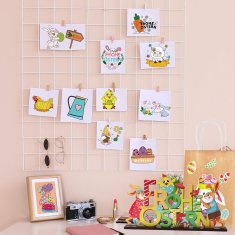 Nikcorp Set silikonskih prozirnih pečata 105 kom, Uskrsni motivi za scrapbooking, DIY, izradu čestitki i dekoracija, 8 listova