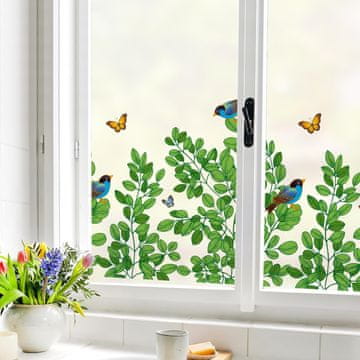 Nikcorp Statična mat folija za prozore za privatnost, bez ljepila, dekorativna, Anti-UV zaštita, za kupaonicu i ured, 90x200 cm