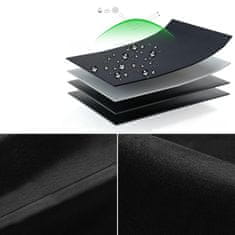 Nikcorp Zaštitna navlaka za okrugli stol, vodootporna cerada za vrt i balkon, otporna na UV zrake i vjetar, Oxford 420D, crna, 106x10 cm