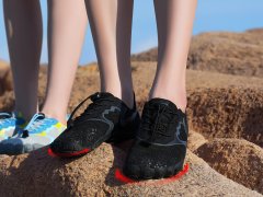 Nikcorp Dječje barefoot cipele za prirodno kretanje, prozračne i fleksibilne za planinarenje, vodu i igru, crne, vel. 28 EU